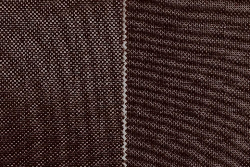 Möbelstoff Marla - Doubleface - B1 schwer entflammbar Dunkelbraun