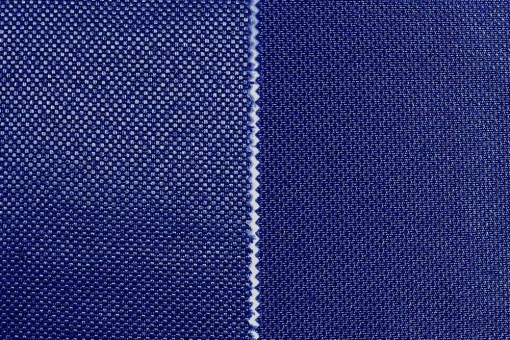 Möbelstoff Marla - Doubleface - B1 schwer entflammbar Nachtblau