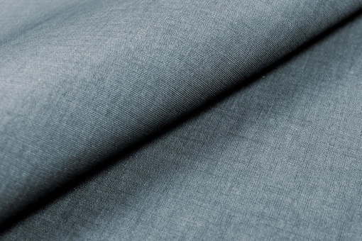 Outdoor-Stoff Uni - Sienna - Stahlgrau 