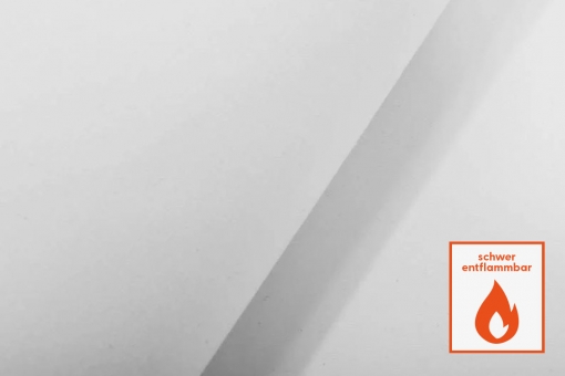 Segeltuch - permanent schwer entflammbar - 410 cm Weiß
