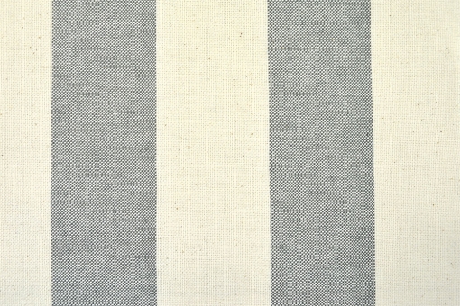Segeltuch Basic - 280 cm - Blockstreifen - Grau 