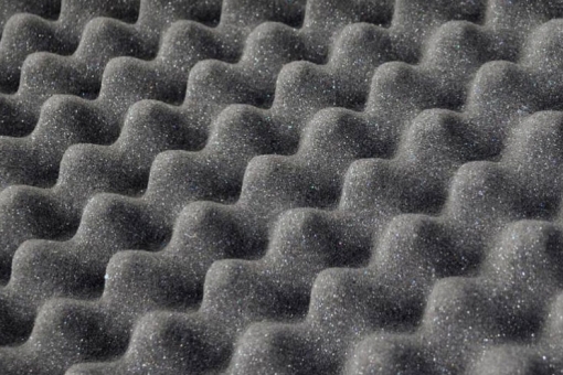 Akustik-Schaumstoff - flammhemmend - 4 cm dick - 206 x 100 cm 