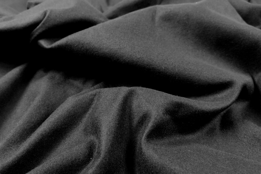 Isolier-Molton - schwer entflammbar - Schwarz 