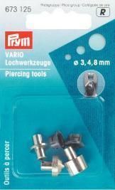 PRYM Lochwerkzeug Vario 3-4-8mm 