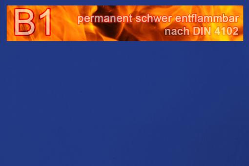 PVC-Markisenstoff exklusiv - B1 permanent schwer entflammbar - Uni Blau