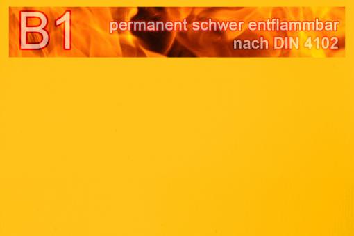 PVC-Markisenstoff exklusiv - B1 permanent schwer entflammbar - Uni Goldgelb