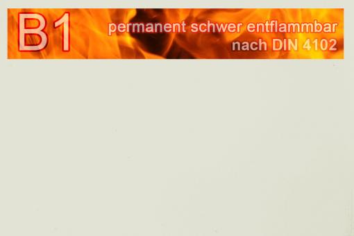 PVC-Markisenstoff exklusiv - B1 permanent schwer entflammbar - Uni Perlweiß