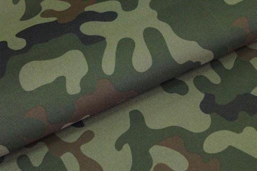 Polyester-Stoff - reißfest und wasserdicht - Camouflage 