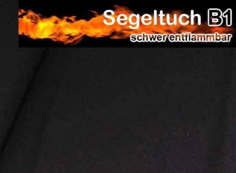 Segeltuch B1 420 cm - Schwarz 