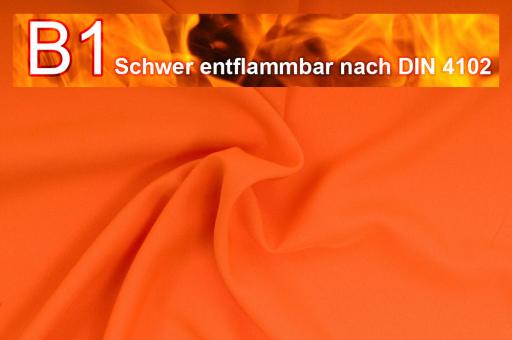 Allround Stoff - schwer entflammbar Orange