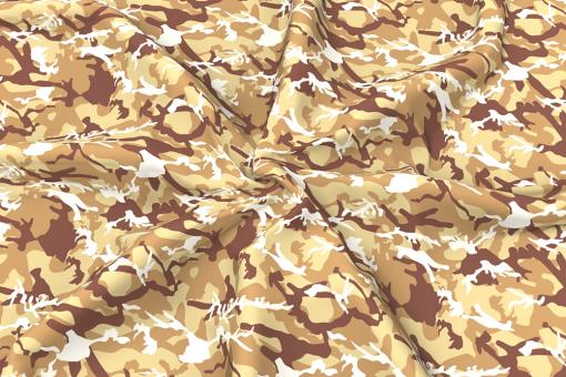 Türvorhang-Stoff - Camouflage Wüste 