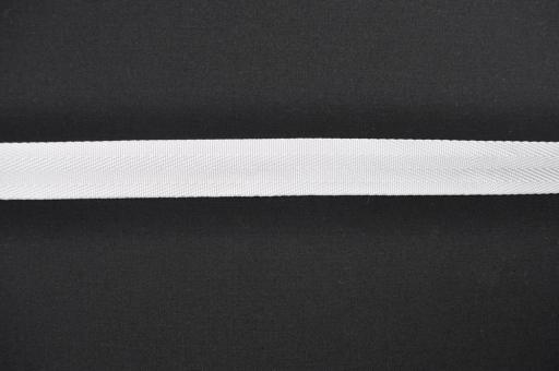 Verstärkungs-Gurtband - Fischgrat-Bindung - 2,5 cm - Meterware Weiß