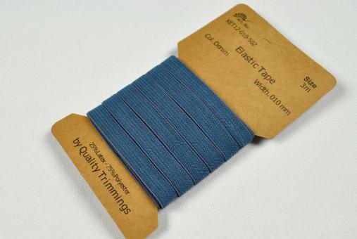 Elastik-Band - 3 m - Uni Jeansblau 