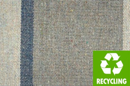 Outdoor-Möbelstoff Recycling - Streifen - Grau 