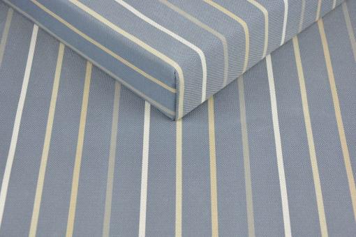 Outdoor-Stoff - Bahamas Creme/Blau