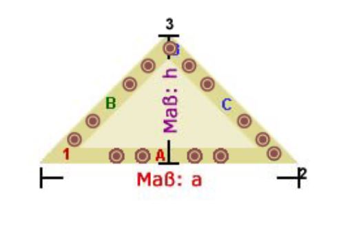 Fertig Segeltuch Allround gleichschenkl Dreieck a Fertig Segeltuch Allround gleichschenkl Dreieck a