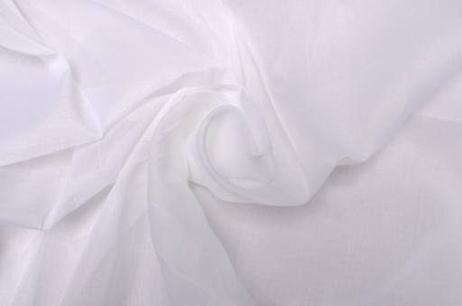 Sonnensegel Stoff Baumwolle 160 cm - Weiß 