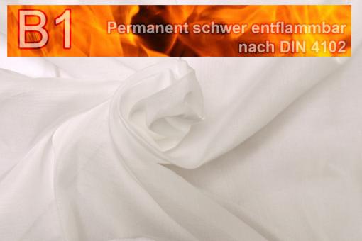 Beschattungsstoff - permanent schwer entflammbar - 420 cm Creme