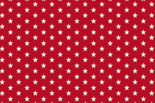 Tischdeckenstoff Ramona - beschichtet - Sterne Rot 