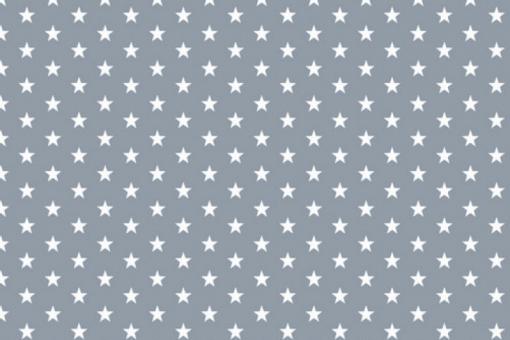 Tischdeckenstoff Ramona - beschichtet - Sterne Grau 