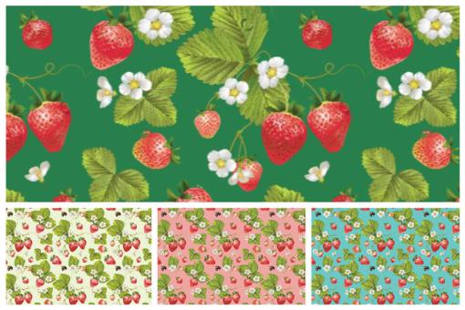 Outdoorstoff - Erdbeeren 