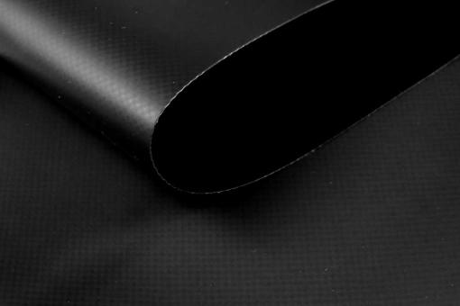 Zeltstoff 600 g - 150 cm - PVC Schwarz
