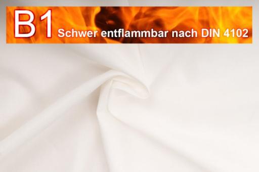 Allround Stoff exklusiv B1 - schwer entflammbar Creme