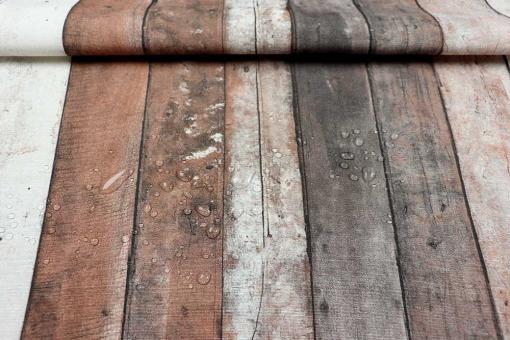 Outdoor-Dekostoff - Holzbretter 