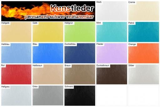 Bezugs-Lederimitat Maritimo - permanent schwer entflammbar 