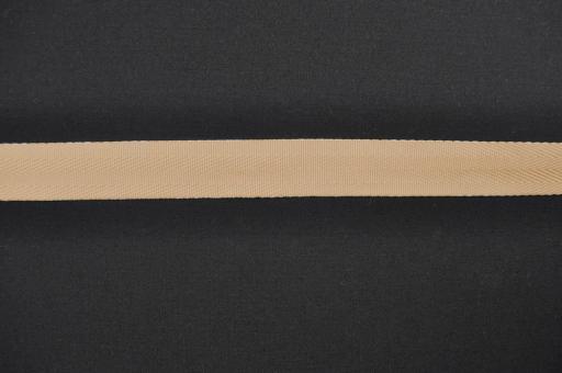 Verstärkungs-Gurtband - Fischgrat-Bindung - 2,5 cm - Meterware Hellbeige