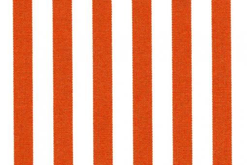 Markise Spain Summer - fein gestreift Orange/Weiß