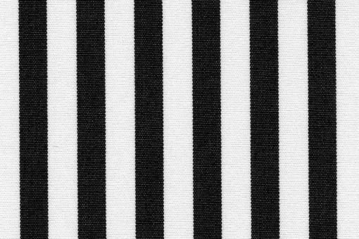 Markise Spain Summer - fein gestreift Schwarz/Weiß
