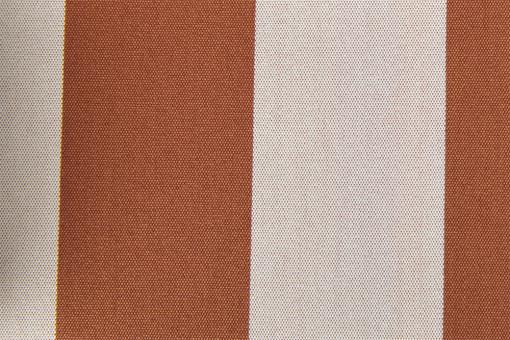 Markisenstoff 140 cm - Italy Sun - Blockstreifen Braun - Melange