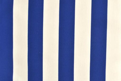 Outdoor-Stoff Garda - Streifenvariationen - 45 cm Blau/Weiß