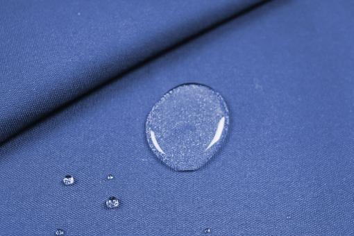 Outdoor-Stoff Uni - Sienna - Blau 