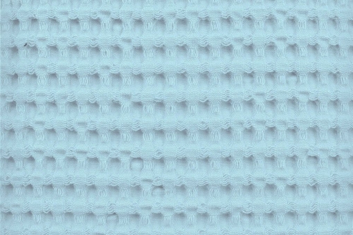 Waffelpiqué-Stoff XXL - Uni Hellblau