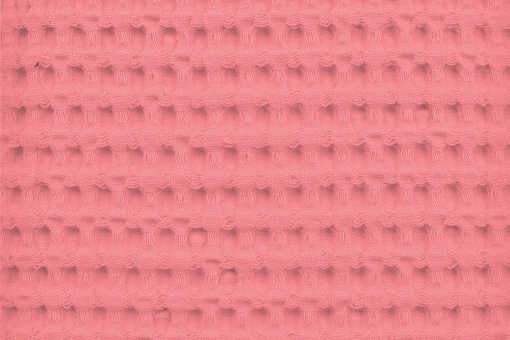 Waffelpiqué-Stoff XXL - Uni Lachs