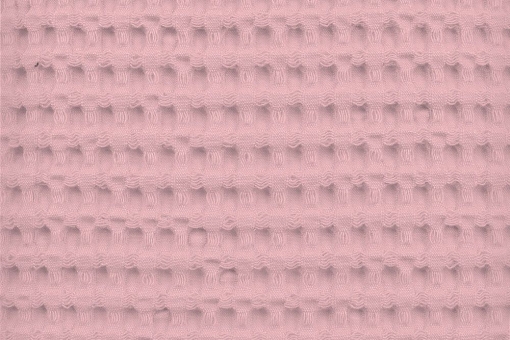 Waffelpiqué-Stoff XXL - Uni Pastellrosa
