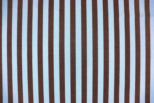 Markise Spain Summer - fein gestreift Hellblau/Dunkelbraun