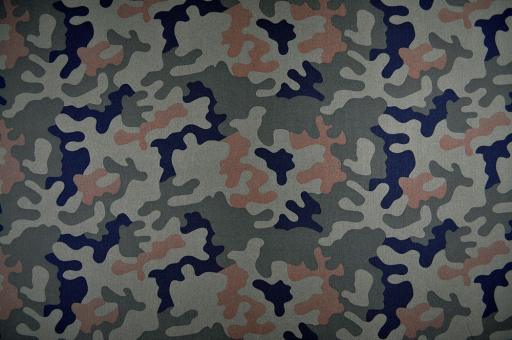 Polyester schwer - reißfest - Camouflage 