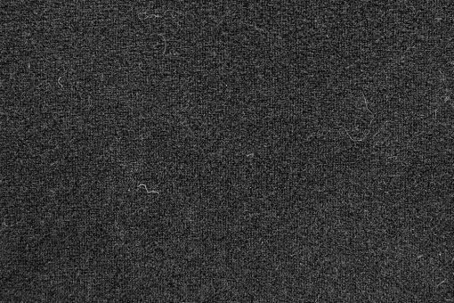 Klett-Velours - B1 - 160 cm - Schwarz 