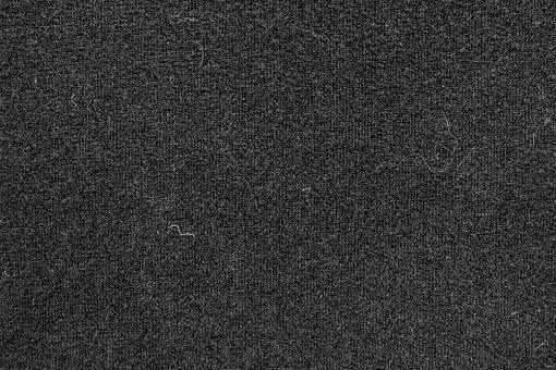 Klett-Velours - B1 - 160 cm - Schwarz 
