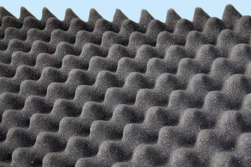 Akustik-Schaumstoff - flammhemmend - 7 cm dick - 206 x 100 cm 