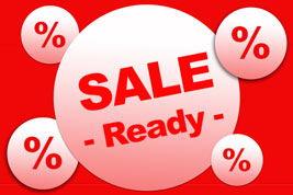 % Sale Ready
