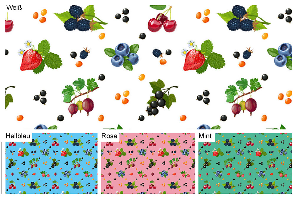Outdoorstoff - Garten-Beeren 