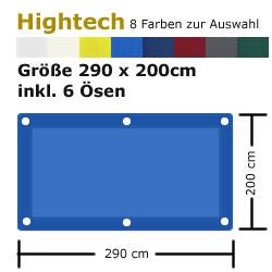 Ready Segeltuch Hightech - 290 x 200 cm - 6 Ösen 
