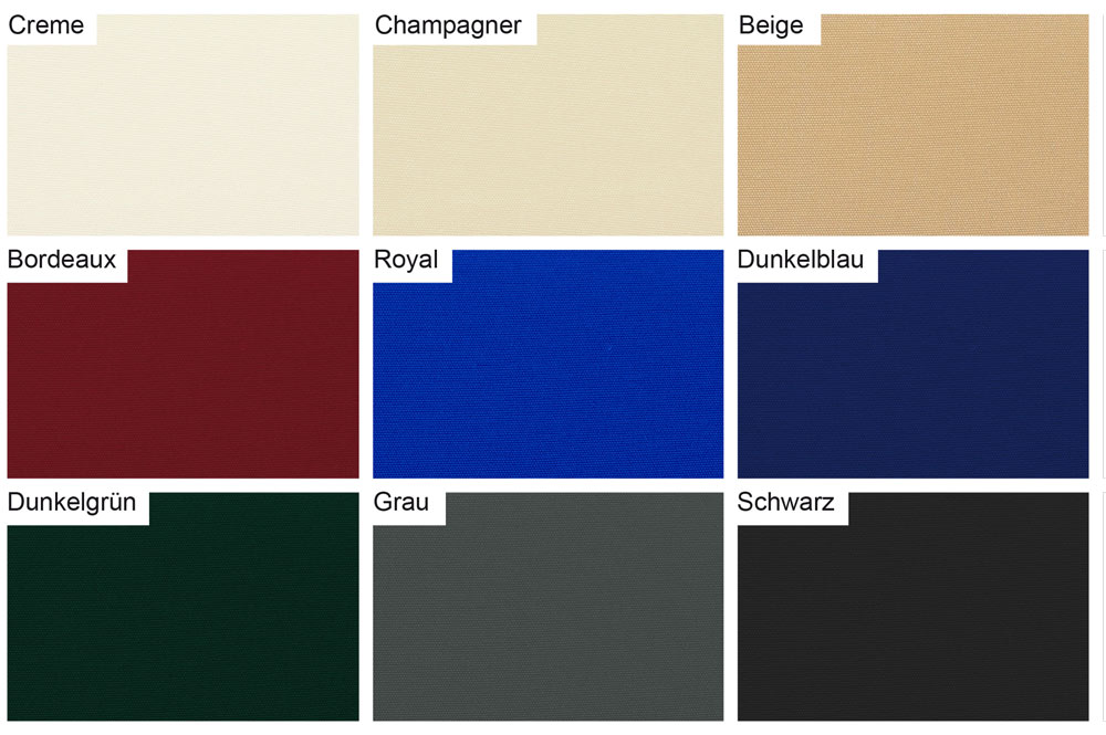 Markisenstoff 160 cm - Spain Sun - wasserdicht - Uni